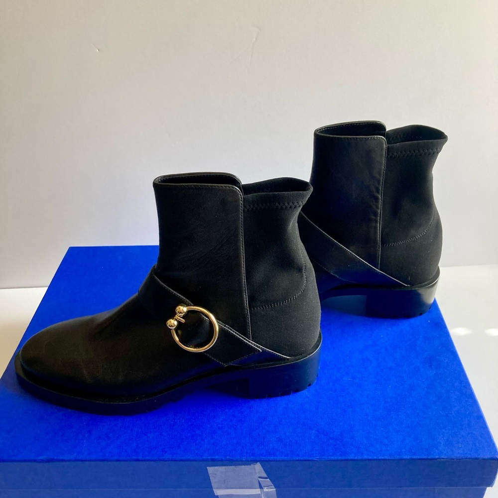 Stuart Weitzman Luxering black leather boots 8.5 - Picture 10 of 12